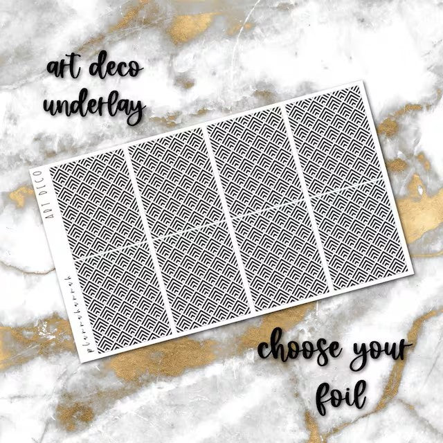 Art Deco | Foiled Underlay