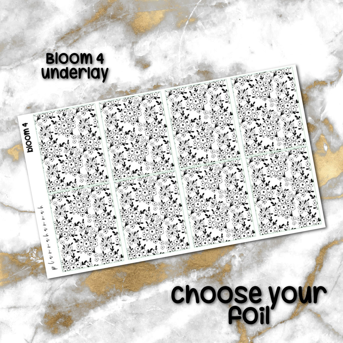 Bloom 4 | Foiled Underlay