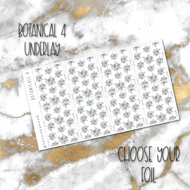 Botanical 4 | Foiled Underlay