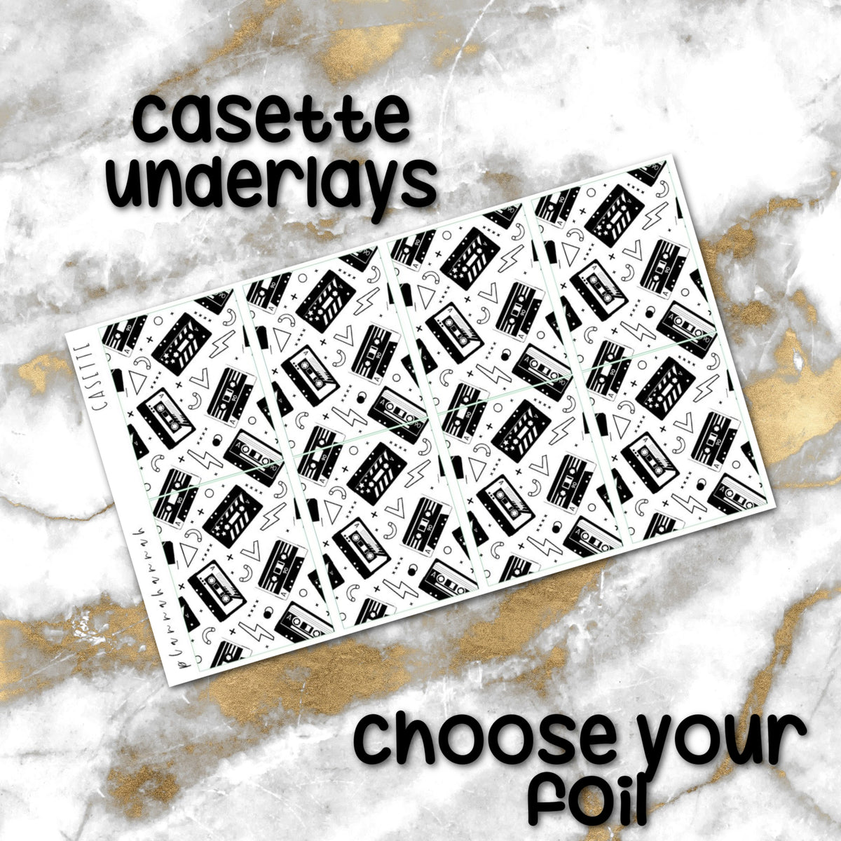 Cassette | Foiled Underlay