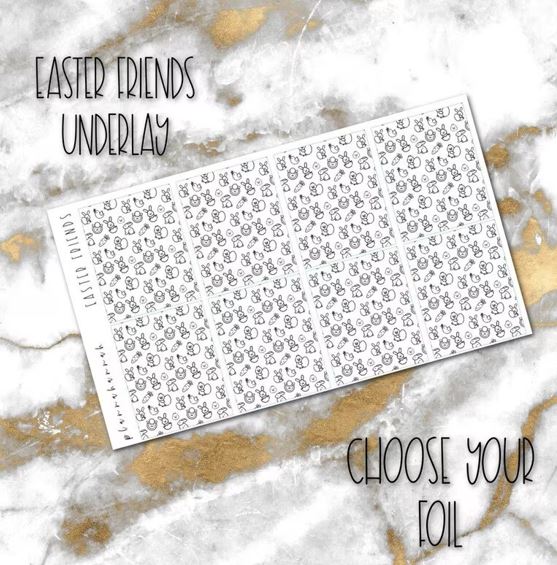 Easter Friends | Foiled Underlay