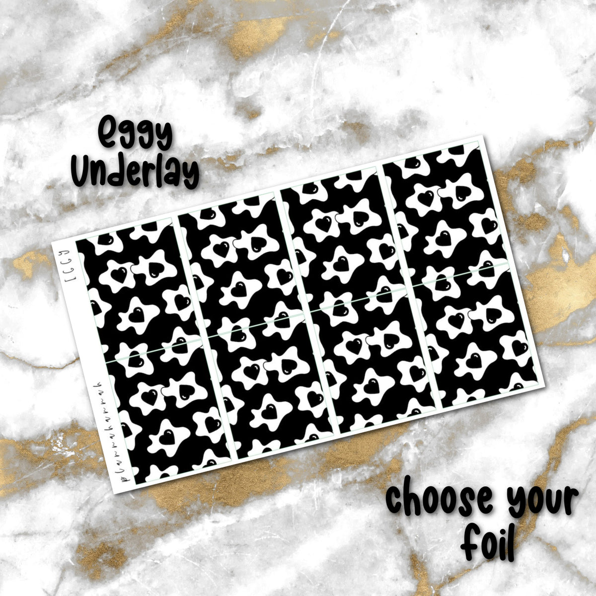Eggy | Foiled Underlay