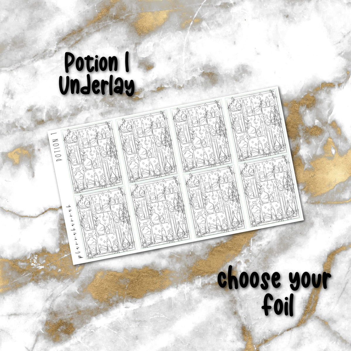 Potion 1 | Foiled Underlay