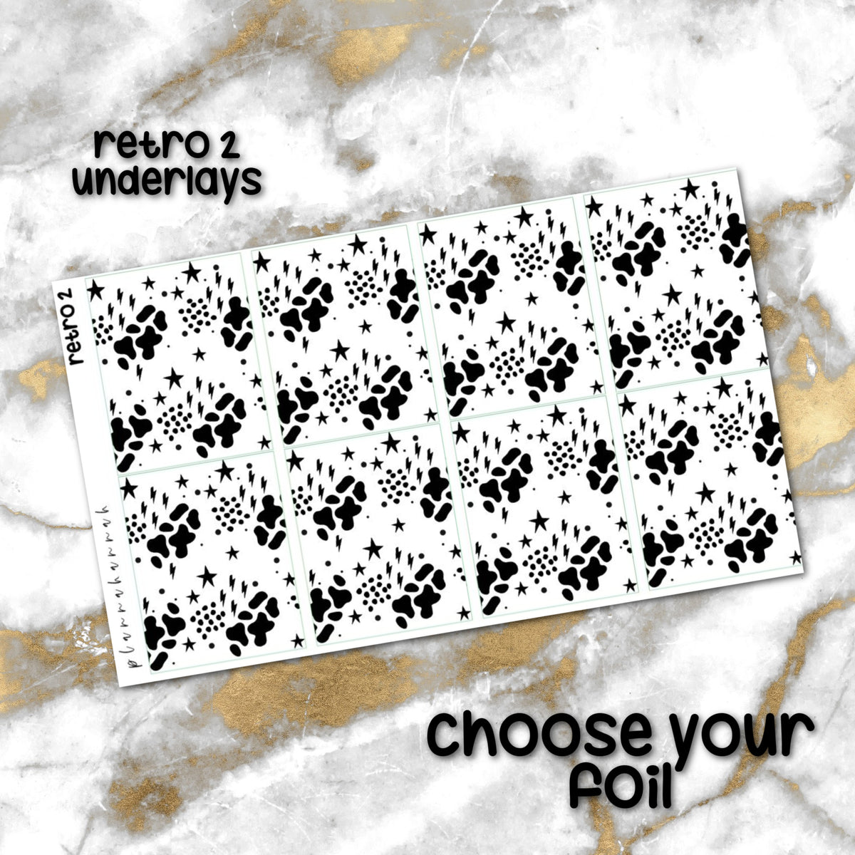 Retro 2 | Foiled Underlay