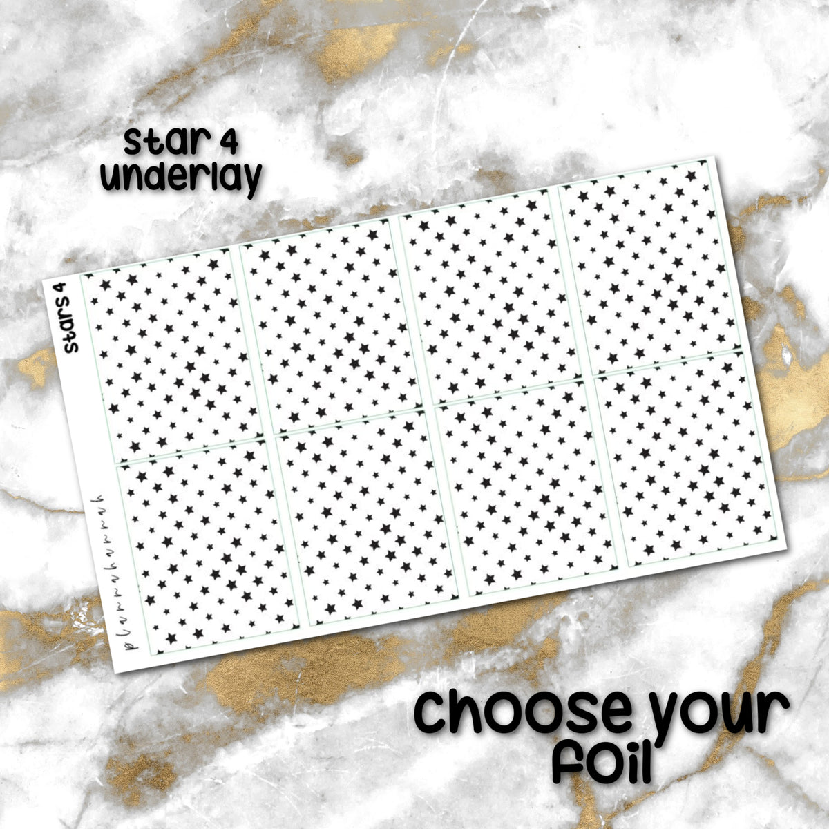 Star 4 | Foiled Underlay