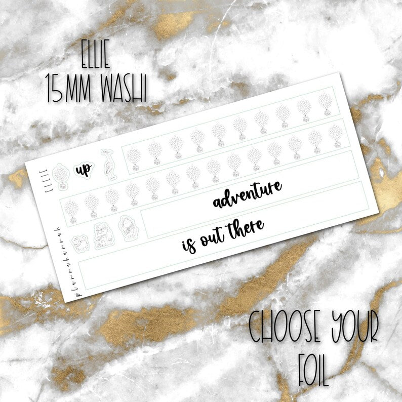 Ellie | Foiled Fandom 15mm Washi Overlay