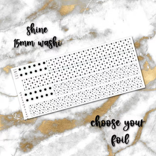 Shine | 15mm Washi Overlay