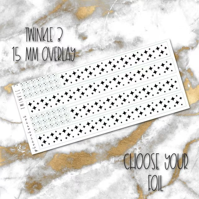 Twinkle 3 | 15mm Washi Overlay