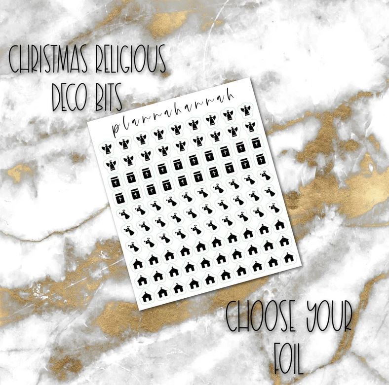 Christmas Religious | Foiled Holiday Deco
