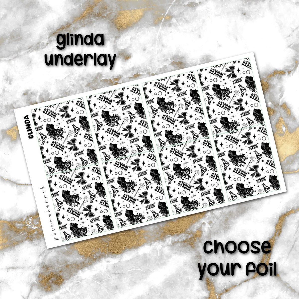 Glinda | Foiled Underlay