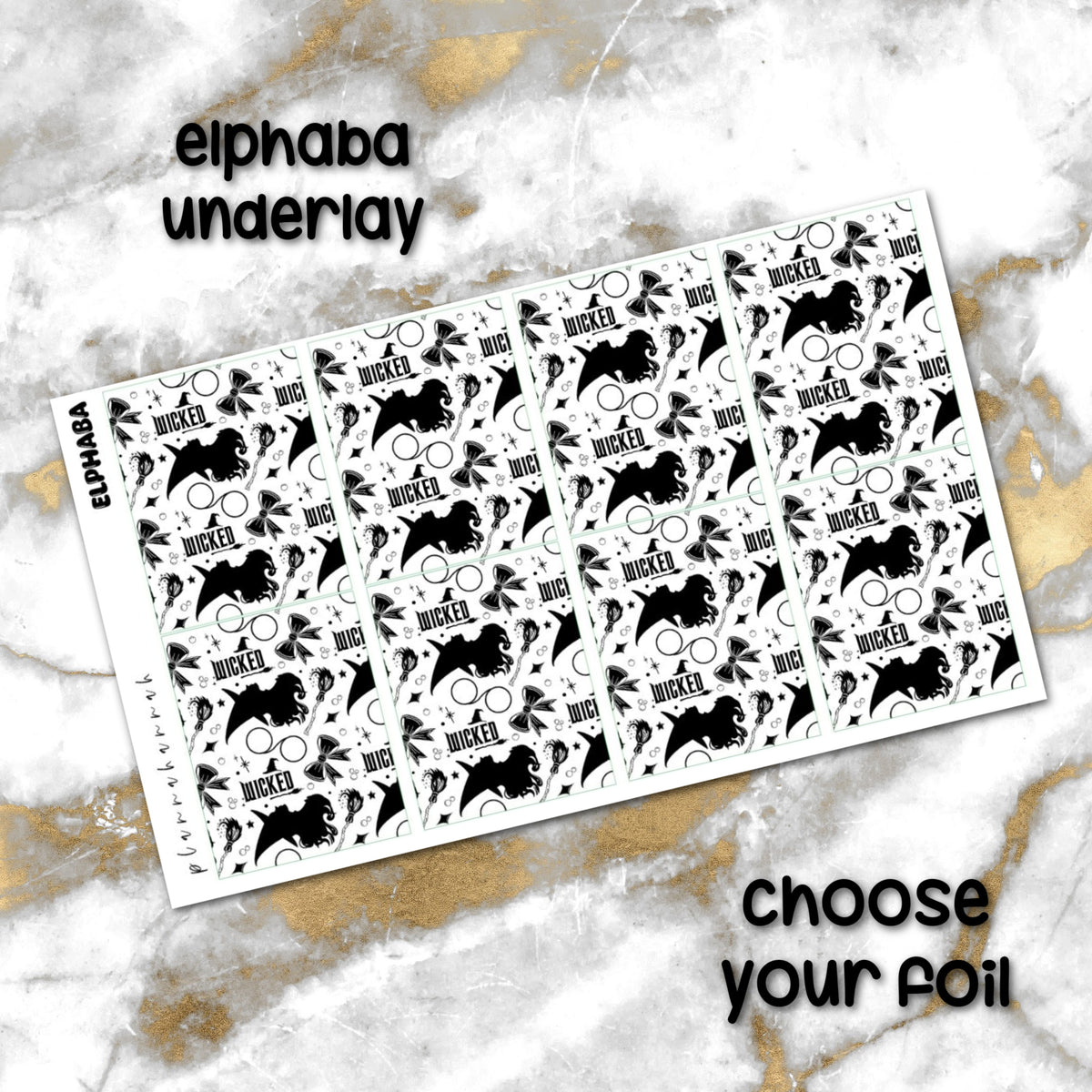 Elphaba | Foiled Underlay