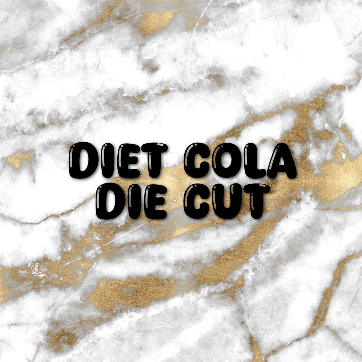 Diet Cola | Foiled Die Cut Sticker *NOT WATERPROOF*