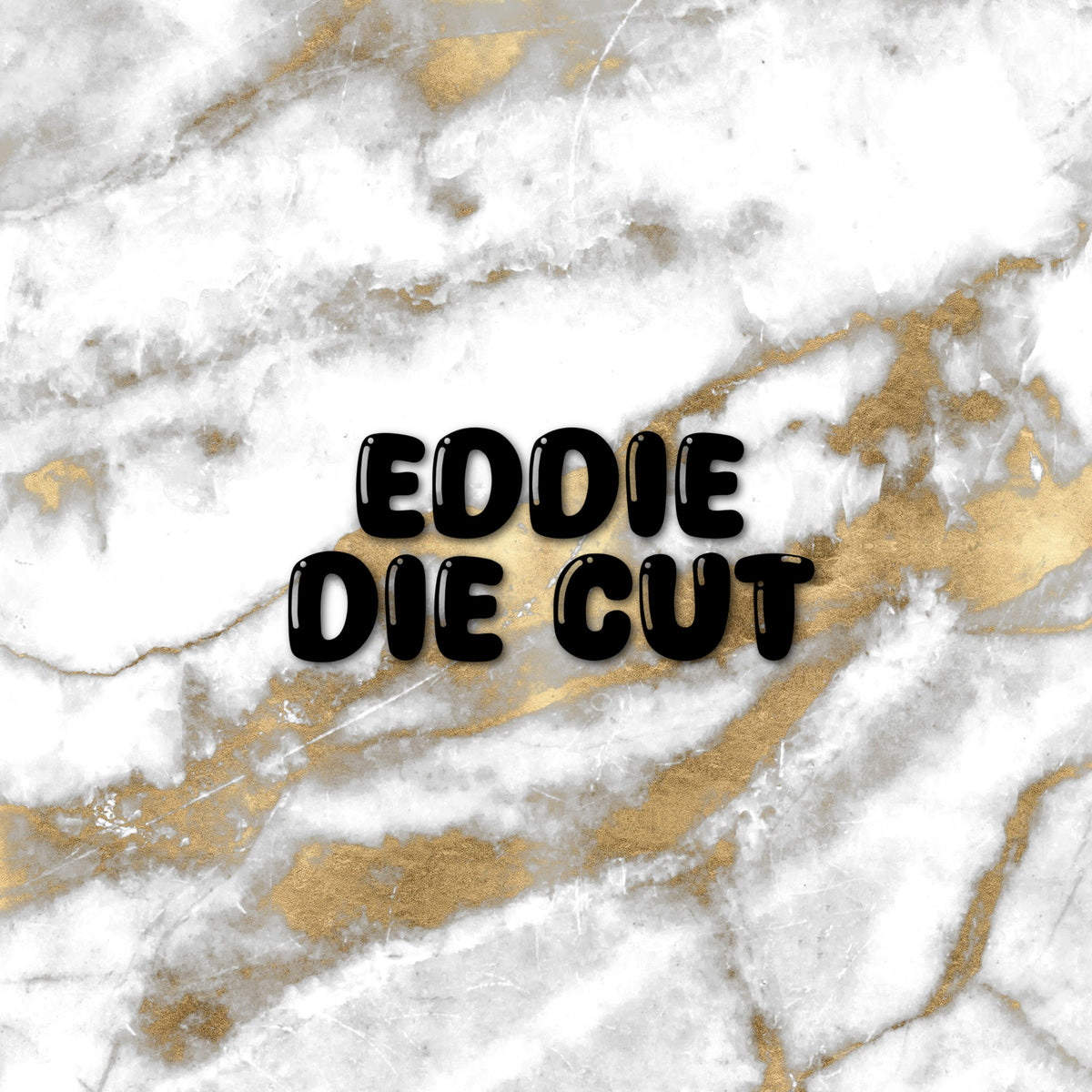 Eddie | Foiled Die Cut Sticker *NOT WATERPROOF*