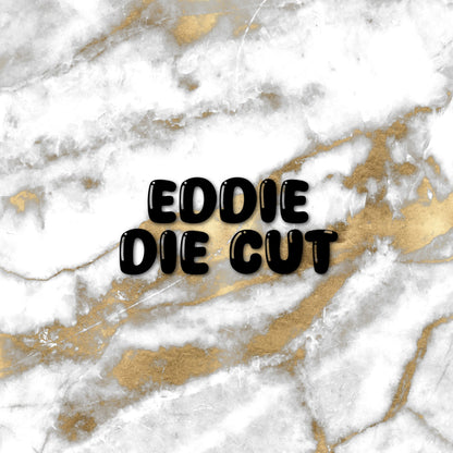 Eddie | Foiled Die Cut Sticker *NOT WATERPROOF*