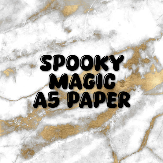 Spooky Magic | Halloween Foiled A5 Paper