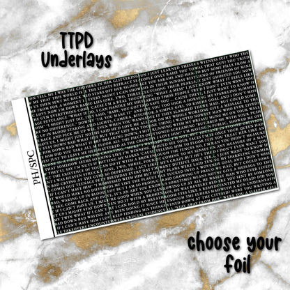 TTPD | Foiled Underlay