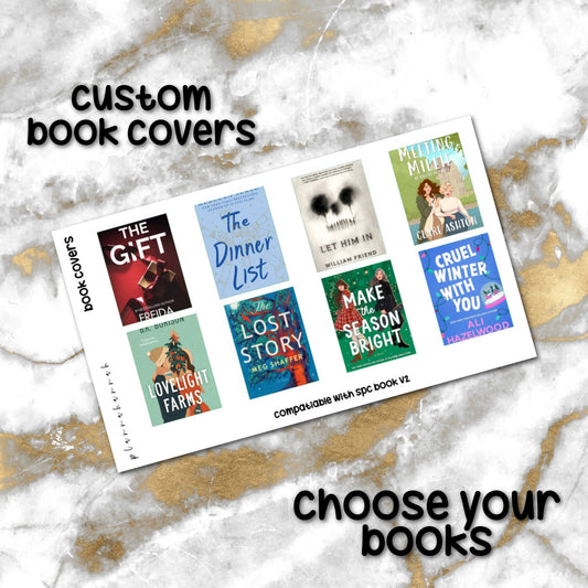 Eight Book Cover | Custom Book Journal Sticker