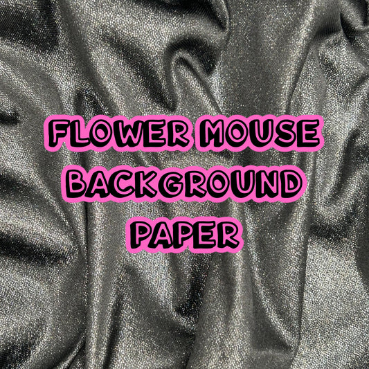 Flower Mouse | Foiled Background A5 Paper