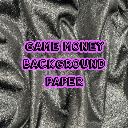 Game Money | Foiled Background A5 Paper