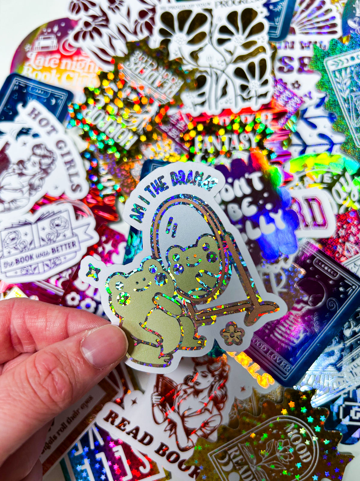 Am I The Drama | Holographic Foiled Die Cut *NOT WATERPROOF*