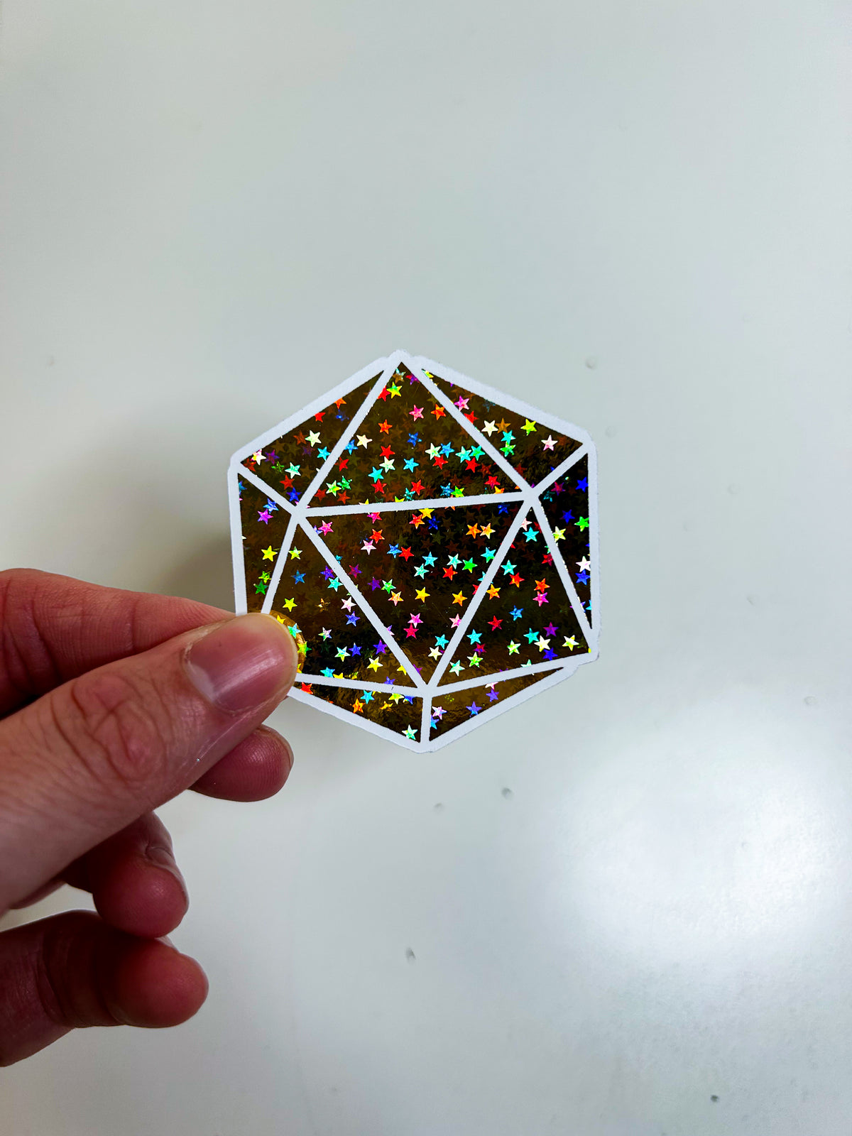 D20 | Foiled Die Cut Sticker *NOT WATERPROOF*