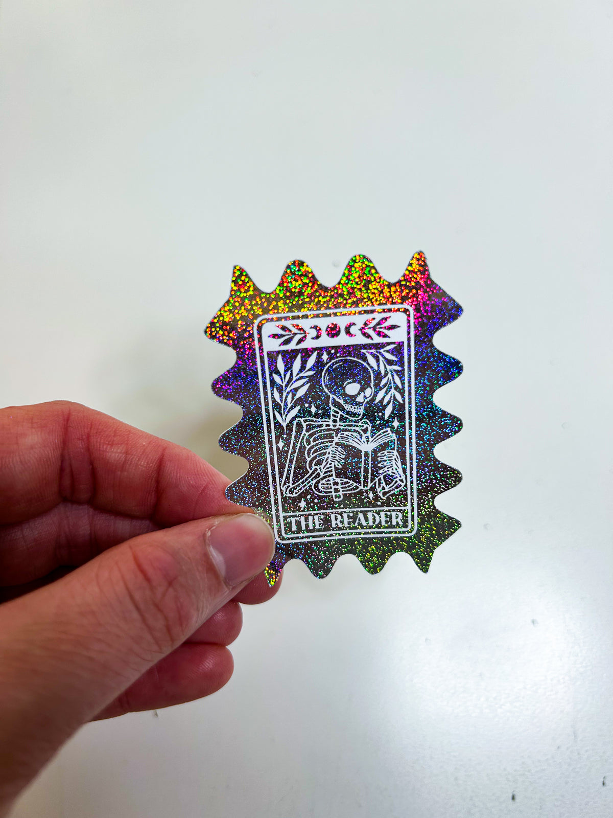 The Reader | Foiled Die Cut Sticker *NOT WATERPROOF*