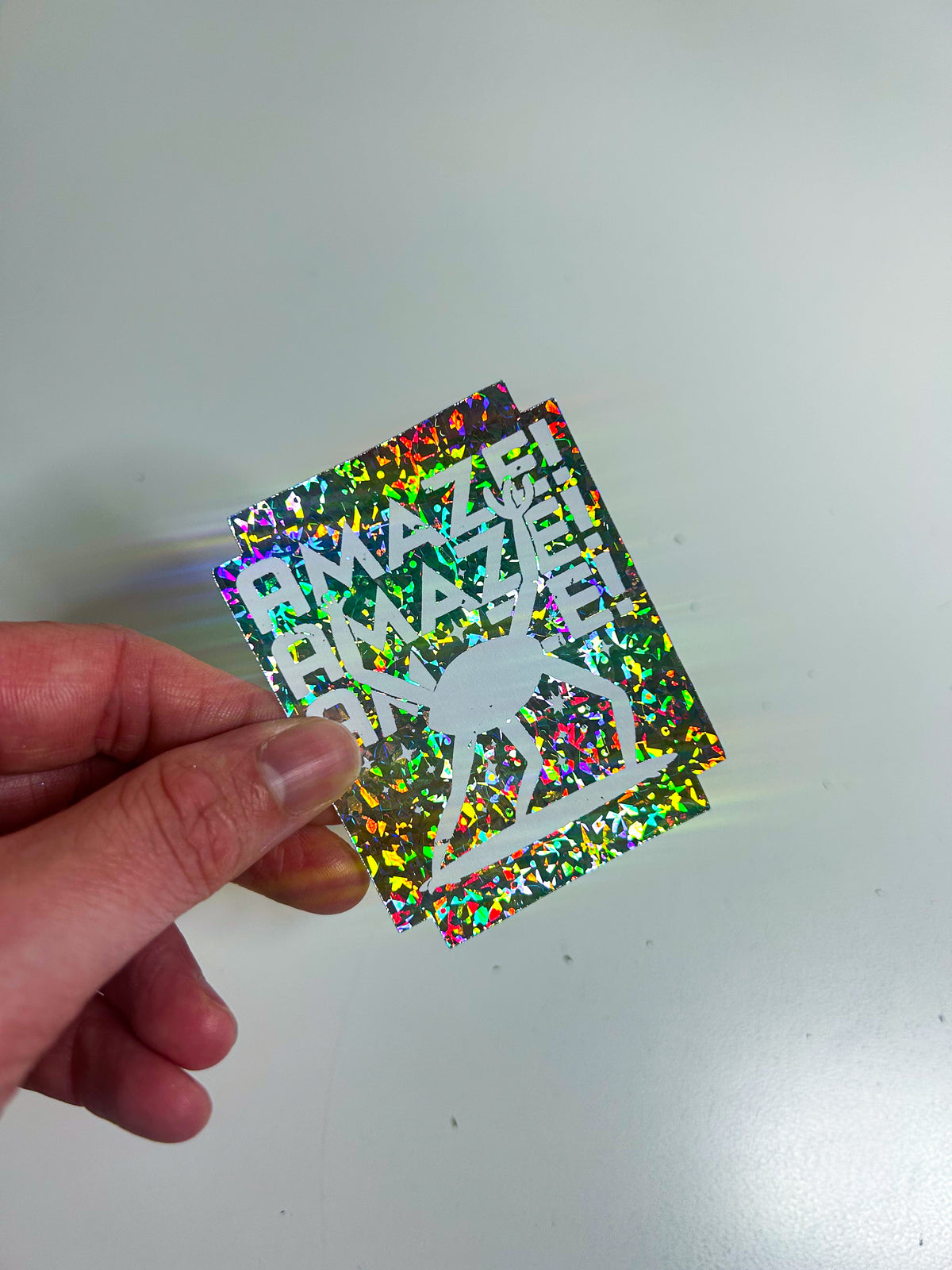 Amaze | Foiled Die Cut Sticker *NOT WATERPROOF*
