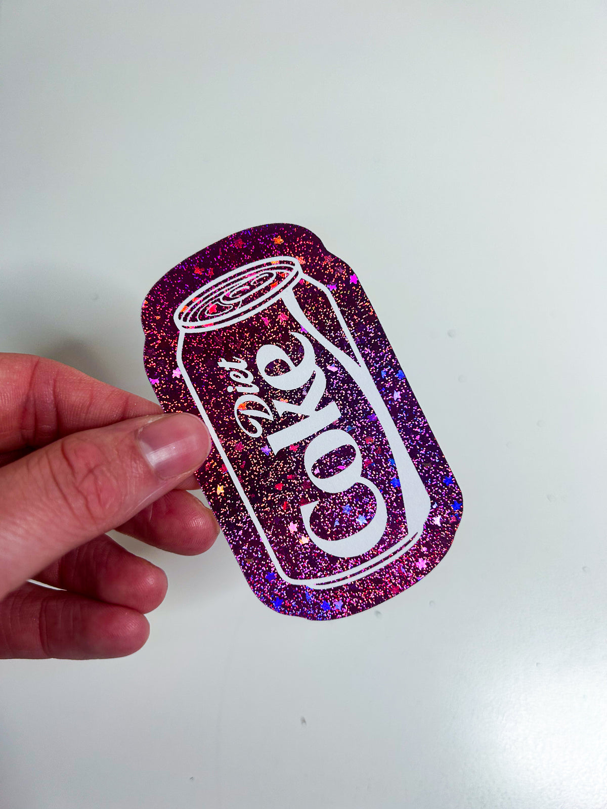 Diet Cola | Foiled Die Cut Sticker *NOT WATERPROOF*