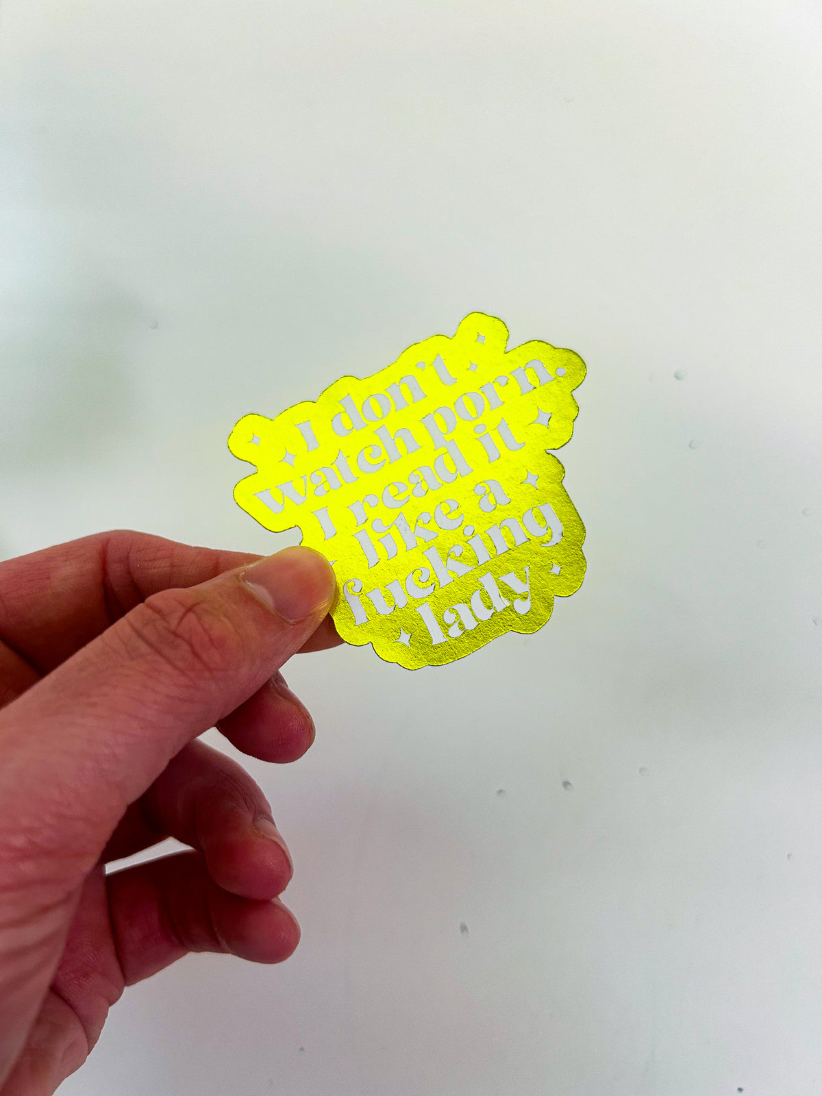 Read Like a Fucking Lady | Foiled Die Cut Sticker *NOT WATERPROOF*