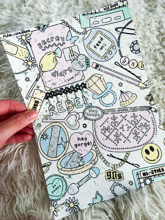 90s Babe | Foiled A5 Paper