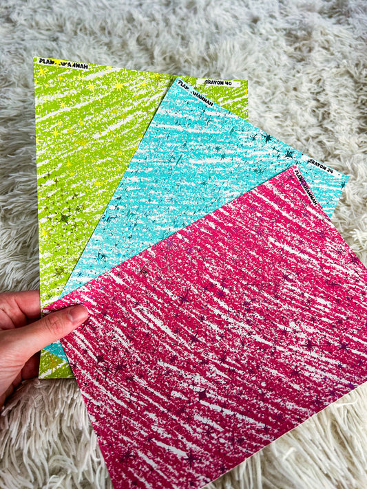 Crayon | Foiled A5 Paper Bundle