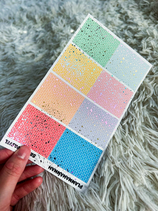 Brick - Pastel | Foiled Full Boxes