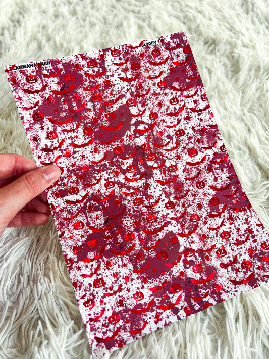 Bloody 1 | Halloween Foiled A5 Paper