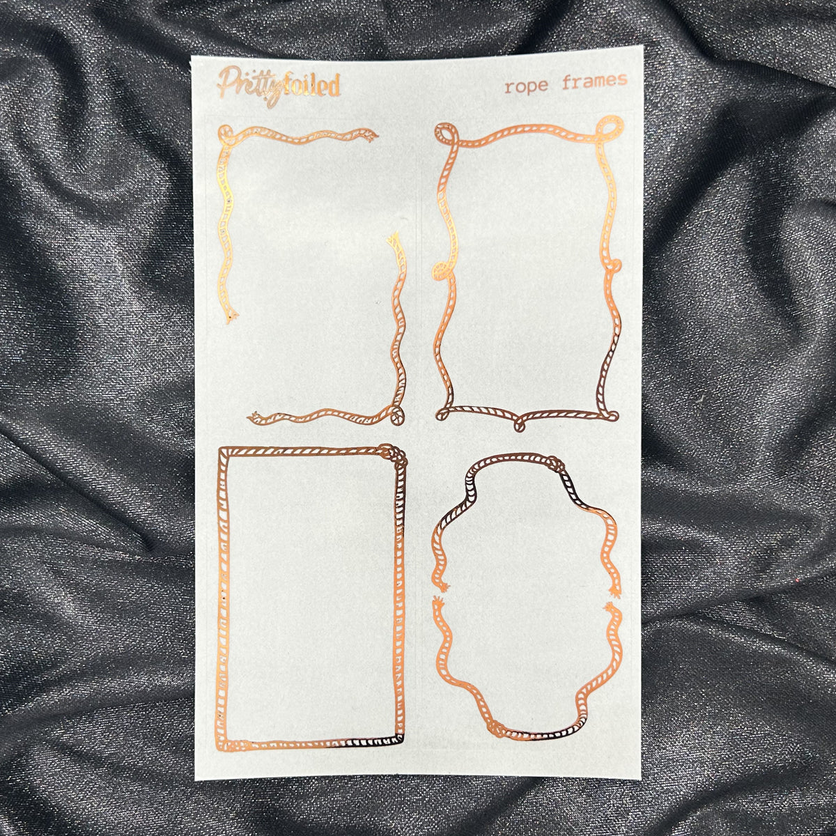 Rope Frames | Foiled Deco