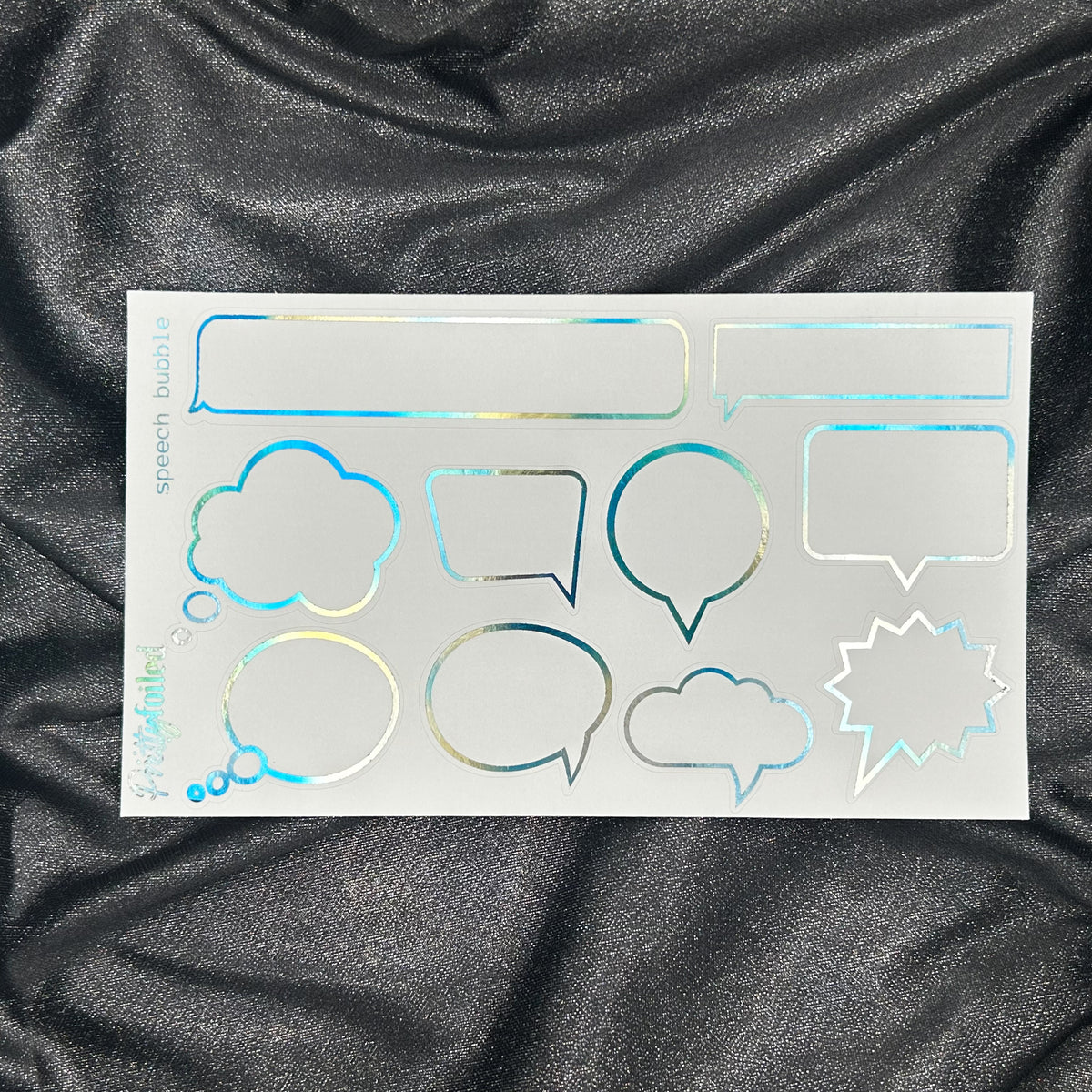 Speech Bubble | Foiled Deco