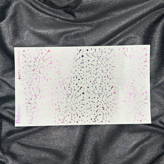 Party Confetti | Foiled Underlay