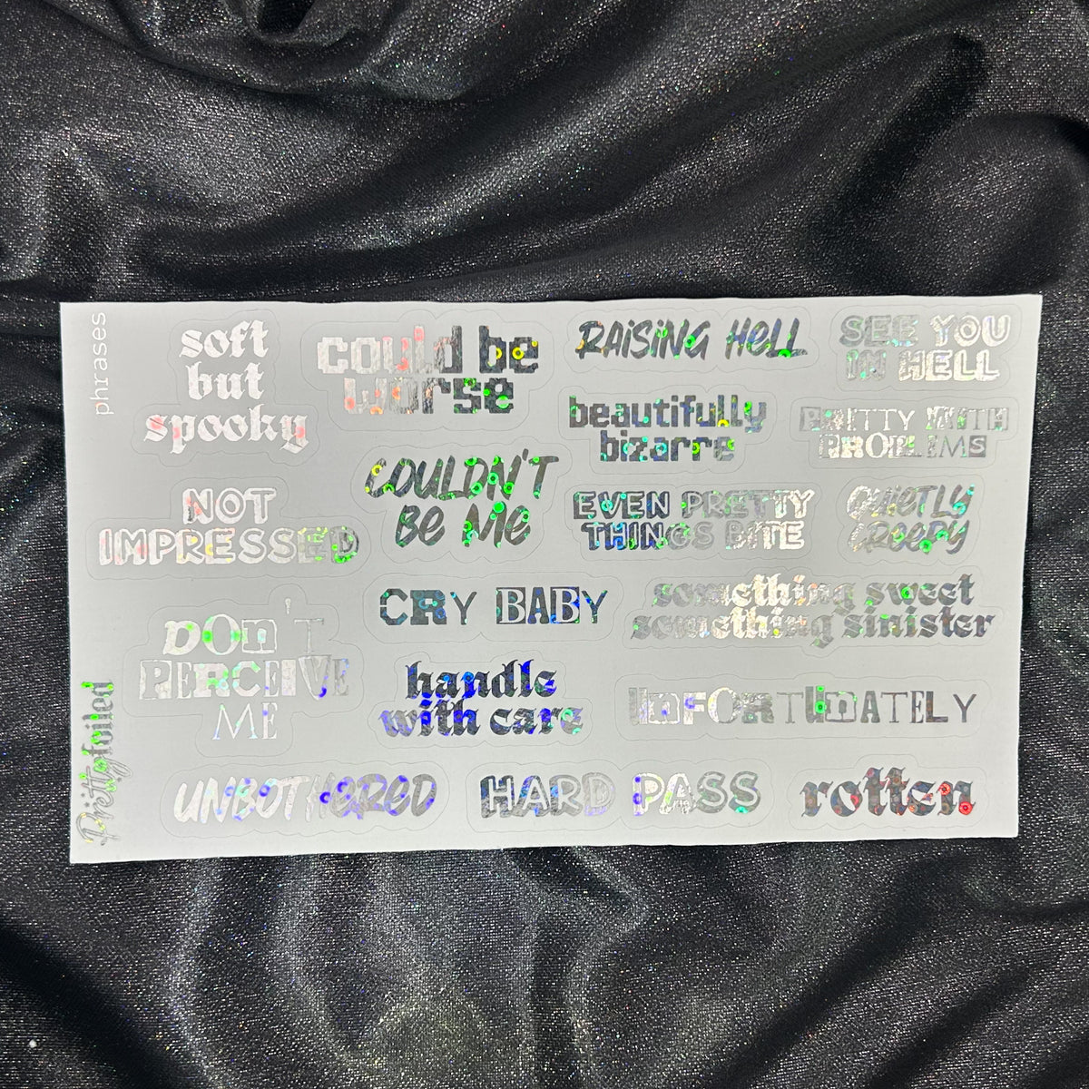 Phrases | Pretty After Dark Collection