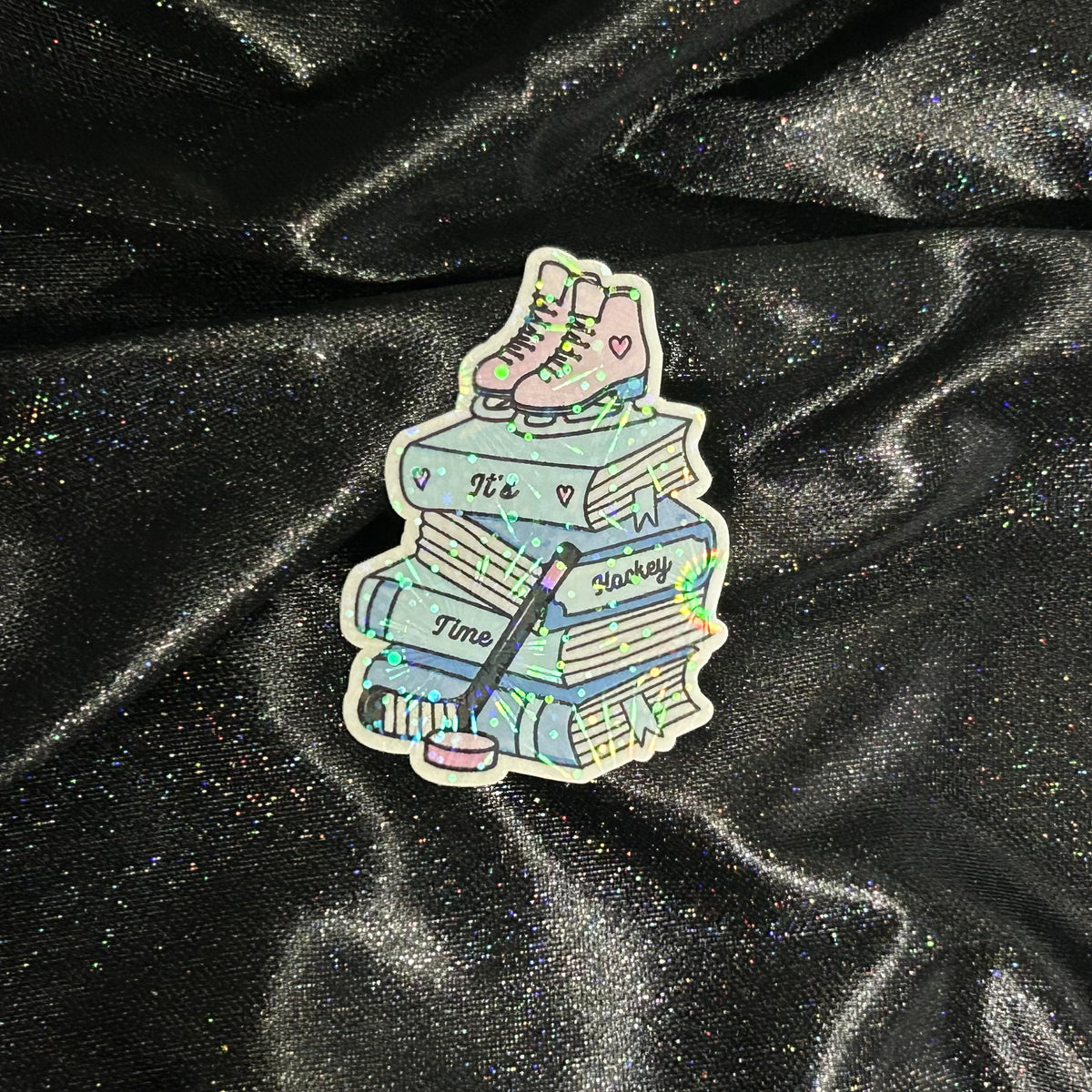 Book Stack | Holographic Die Cut