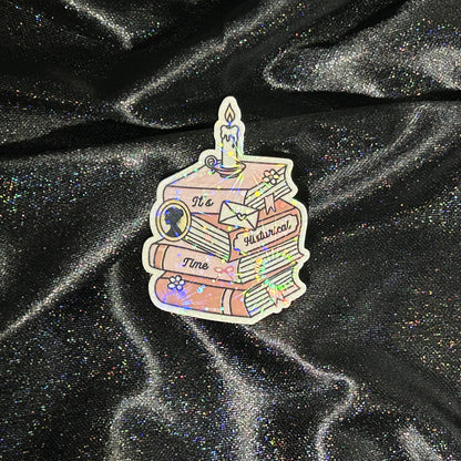 Book Stack | Holographic Die Cut