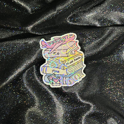 Book Stack | Holographic Die Cut