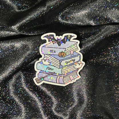 Book Stack | Holographic Die Cut