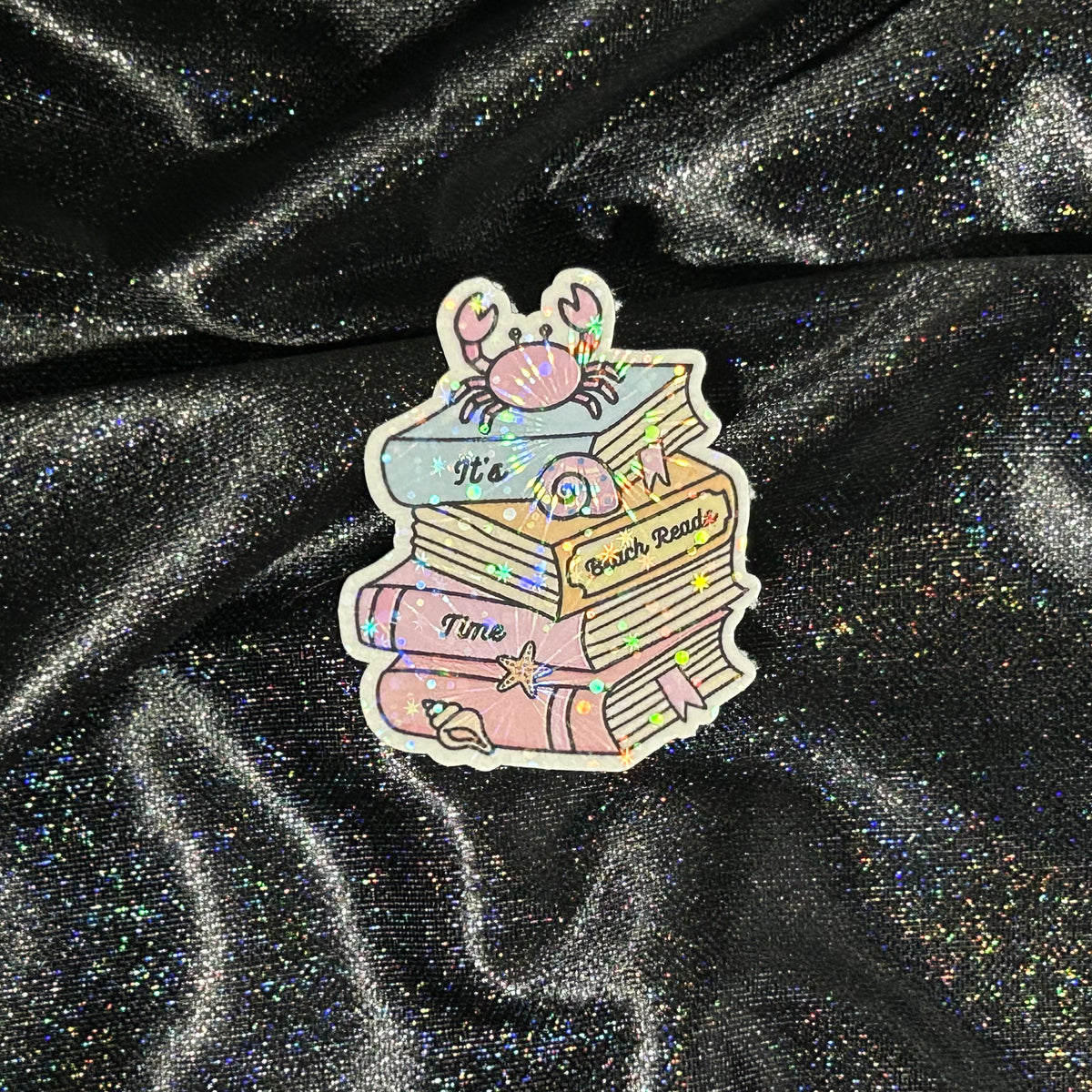 Book Stack | Holographic Die Cut
