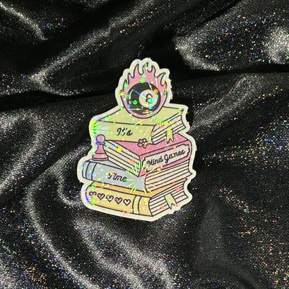 Book Stack | Holographic Die Cut