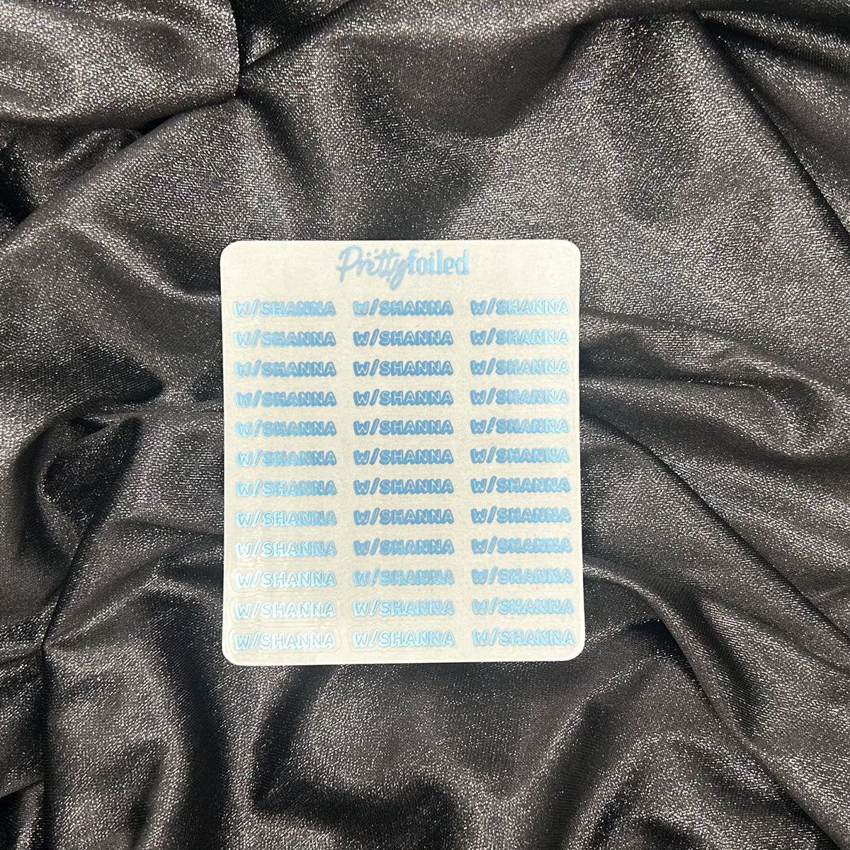 Custom | Foiled Script Sticker