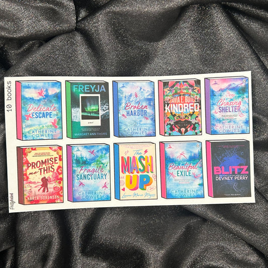 10 Books | Custom Book Journal Sticker