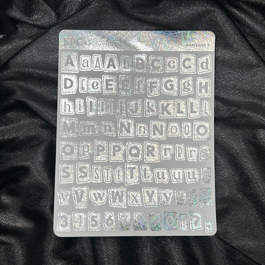 Ransom 1 | ScribblePrintsCo x Pretty Foiled Deco