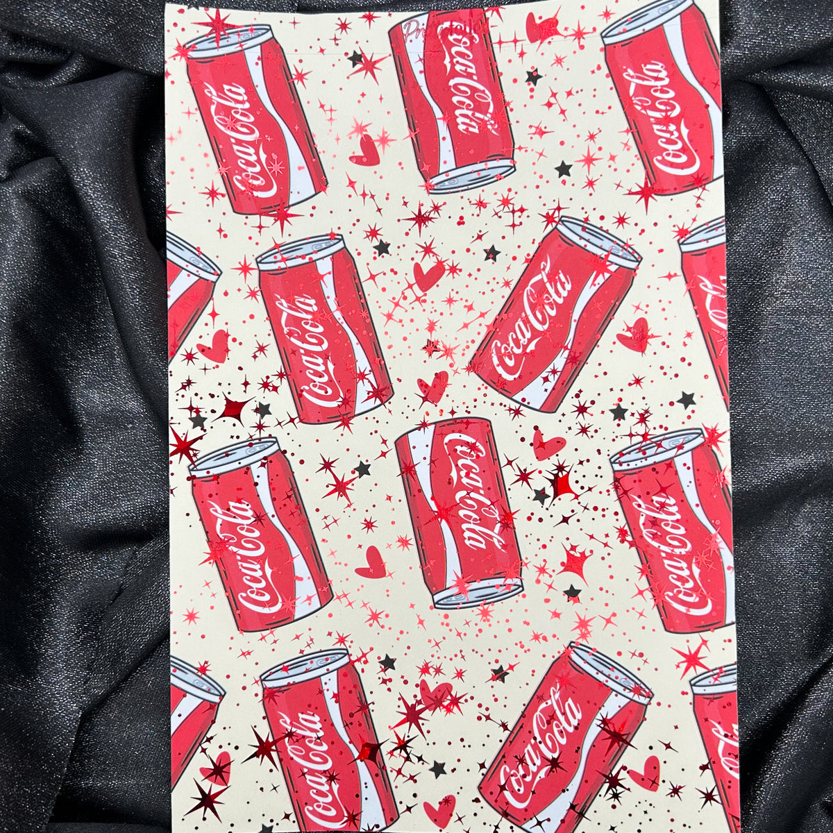 Cola | Foiled Background A5 Paper