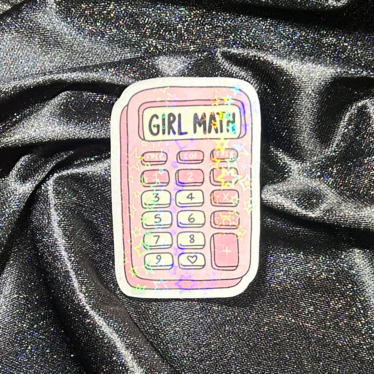 Girl Math | Holographic Die Cut