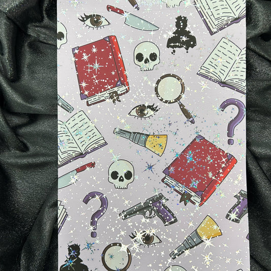 Mystery Book | Foiled Background A5 Paper