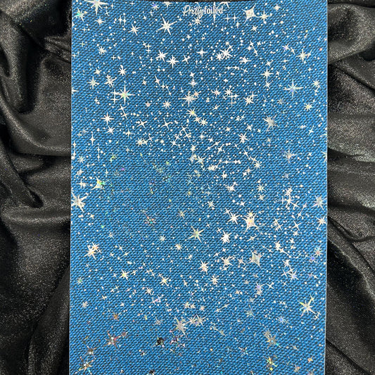 Denim | Foiled Background A5 Paper